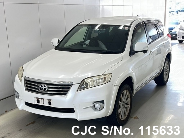 2013 Toyota Vanguard White For Sale Stock No 115633 Japanese Used