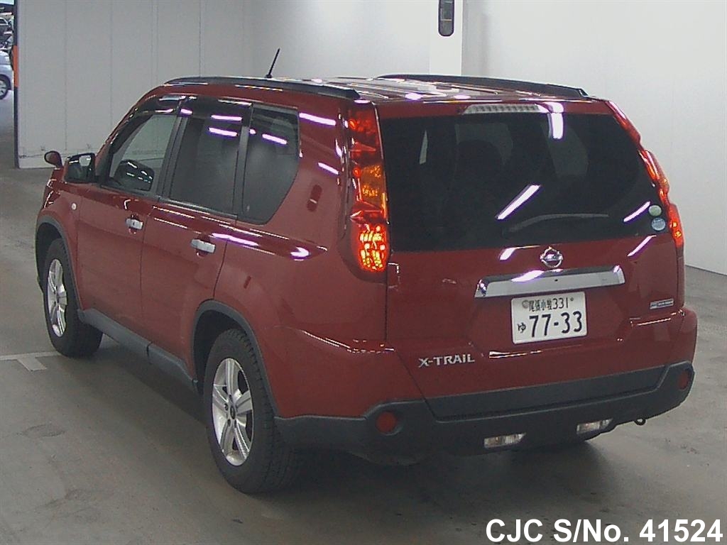 2008 Nissan X Trail Red for sale Stock No. 41524 Japanese Used Cars