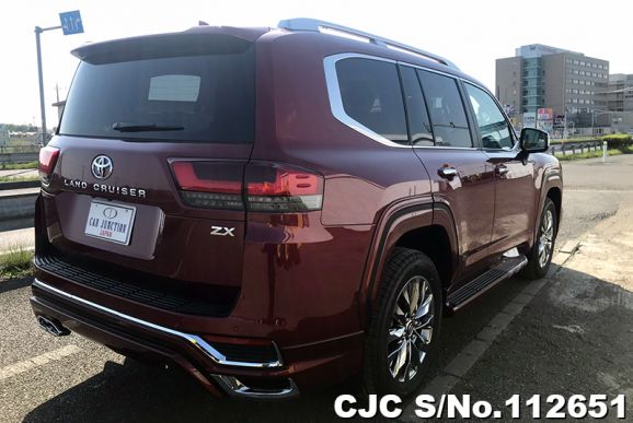 Toyota Land Cruiser in Red for Sale Image 2