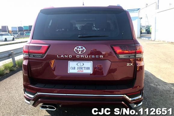 Toyota Land Cruiser in Red for Sale Image 4