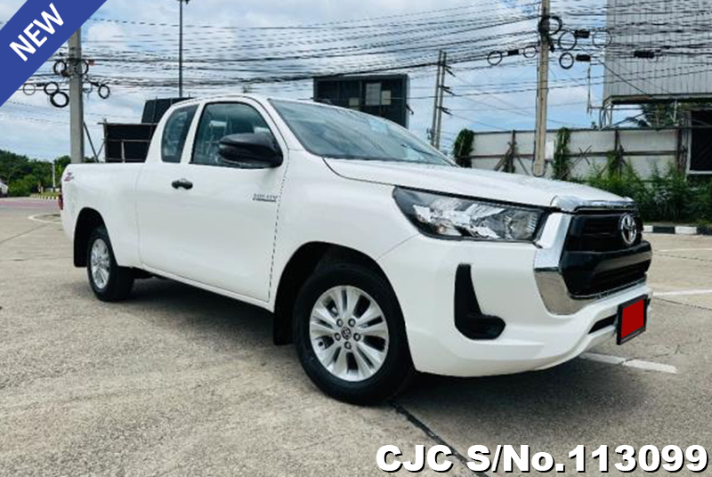 2023 Toyota Hilux White for sale | Stock No. 113099 | Japanese Used ...