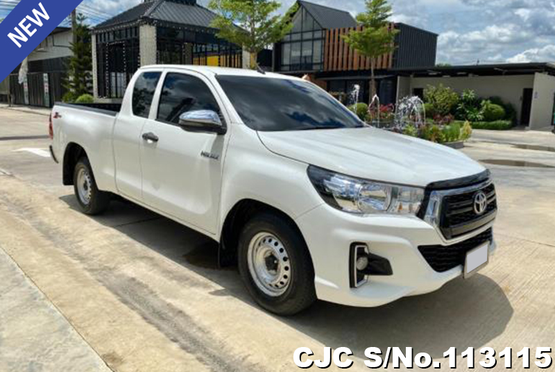 2019 Toyota Hilux White for sale | Stock No. 113115 | Japanese Used ...