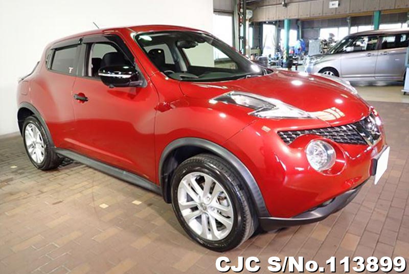 2017 Nissan Juke Red for sale | Stock No. 113899 | Japanese Used Cars ...