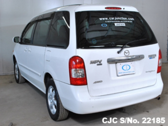 2001 Mazda MPV White for sale | Stock No. 22185 | Japanese Used 