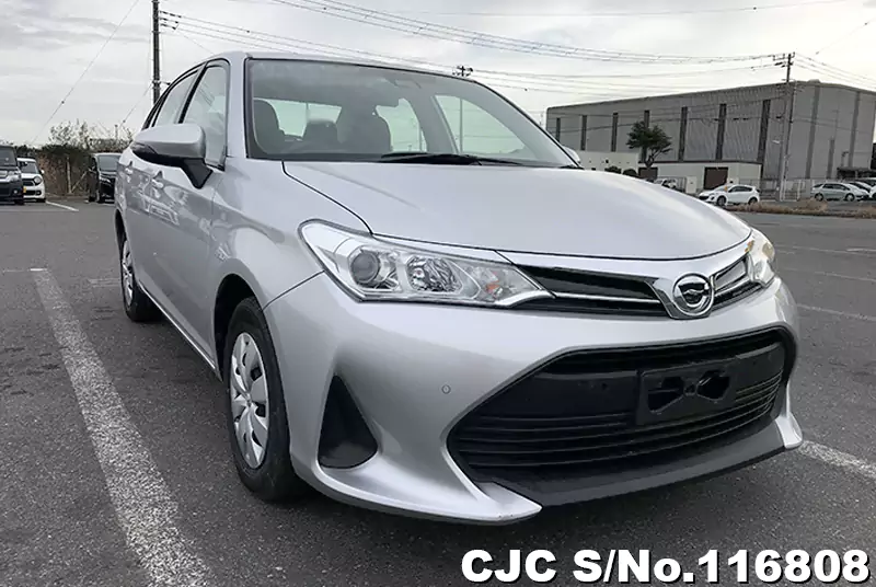 2018 Toyota Corolla Axio Silver for sale | Stock No. 116808 | Japanese ...