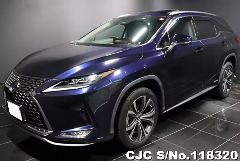 2019 Lexus RX 450HL Blue for sale | Stock No. 118320 | Japanese Used ...