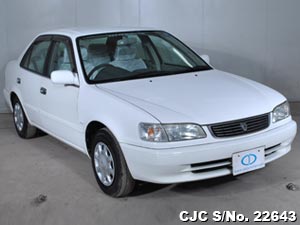 1999 Toyota Corolla White for sale | Stock No. 22643 | Japanese Used ...