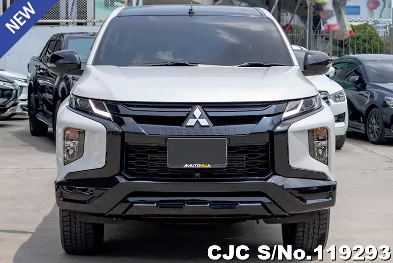 2022 Mitsubishi Triton White for sale | Stock No. 119293 | Japanese ...