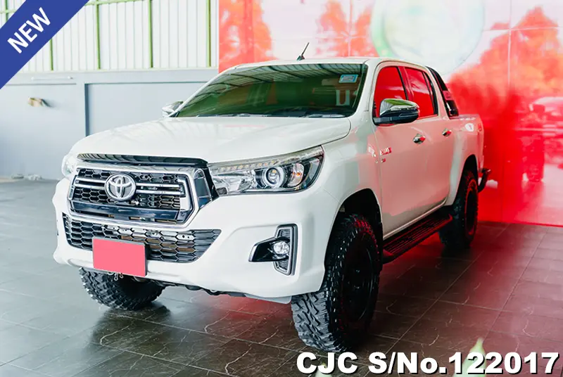 2019 Toyota Hilux White for sale | Stock No. 122017 | Japanese Used ...