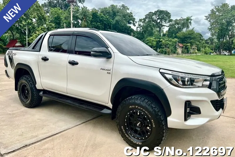 Toyota Hilux in White for Sale Image 1