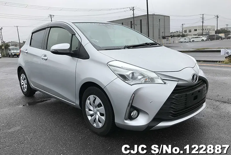 2019 Toyota Vitz Silver for sale | Stock No. 122887 | Japanese Used ...