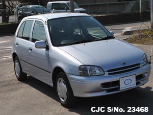 1999 Toyota Starlet Silver for sale | Stock No. 23468 | Japanese Used ...