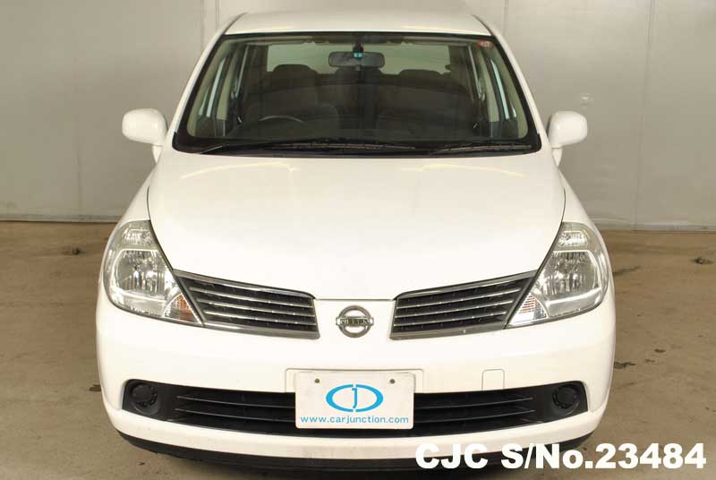 2007 Nissan Tiida Latio White for sale | Stock No. 23484 | Japanese ...