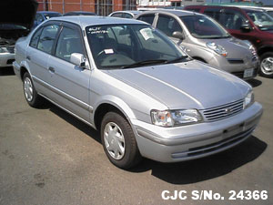 1998 Toyota Corsa/ Tercel Silver for sale | Stock No. 24366 | Japanese ...