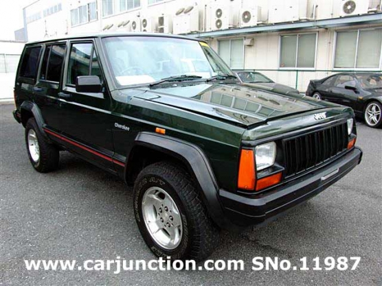 1996 Chrysler Jeep Cherokee Green for sale | Stock No. 11987 | Japanese ...