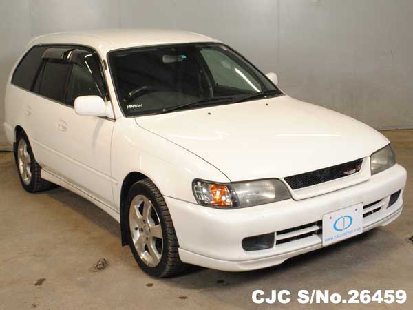 00 Toyota Corolla White For Sale Stock No Japanese Used Cars Exporter