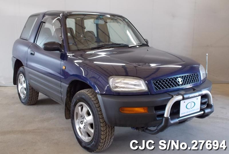 1995 Toyota Rav4 Blue for sale | Stock No. 27694 | Japanese Used Cars ...