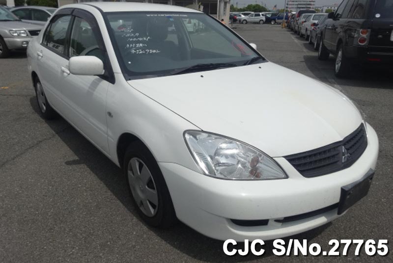 07 Mitsubishi Lancer White For Sale Stock No Japanese Used Cars Exporter