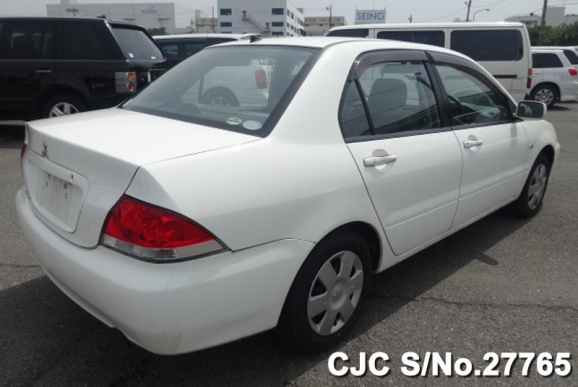 2007 Mitsubishi Lancer White For Sale Stock No 27765 Japanese Used Cars Exporter