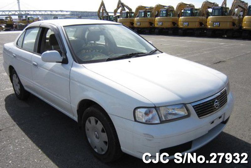 2003 Nissan Sunny/ Sentra White for sale | Stock No. 27932 | Japanese Used  Cars Exporter