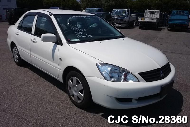 07 Mitsubishi Lancer White For Sale Stock No 260 Japanese Used Cars Exporter