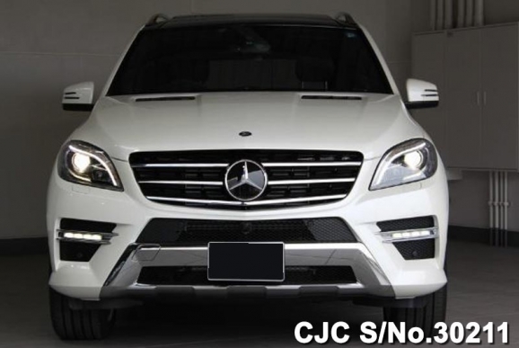 2014 mercedes benz ml class pearl white for sale stock no 30211 japanese used cars exporter