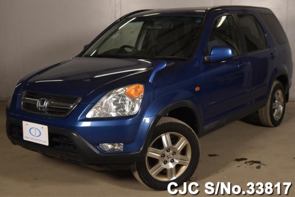 2003 Honda CRV Blue for sale Stock No. 33817 Japanese Used