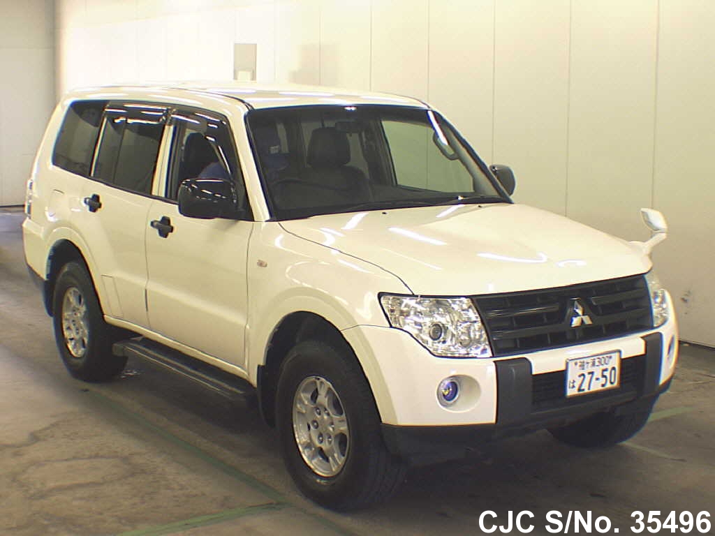 2007 Mitsubishi Pajero White For Sale Stock No 35496 Japanese Used