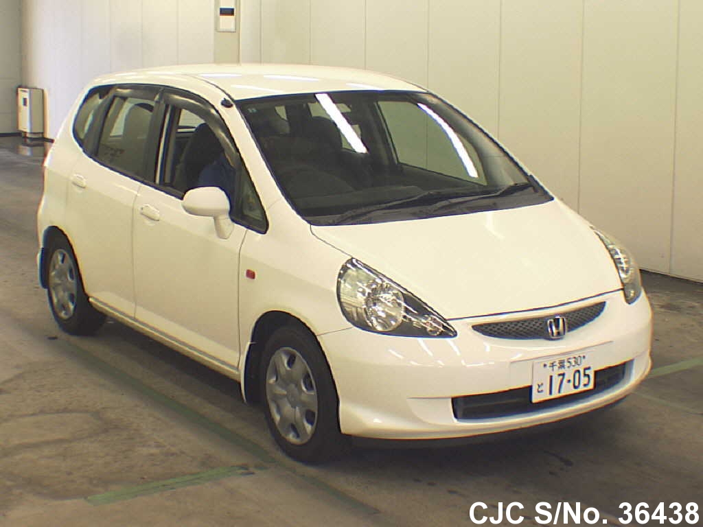  2005  Honda  Fit  White for sale Stock No 36438 Japanese 