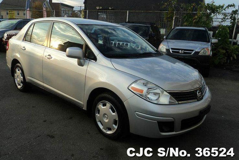 2008 Left Hand Nissan Versa Silver for sale | Stock No. 36524 | Left ...