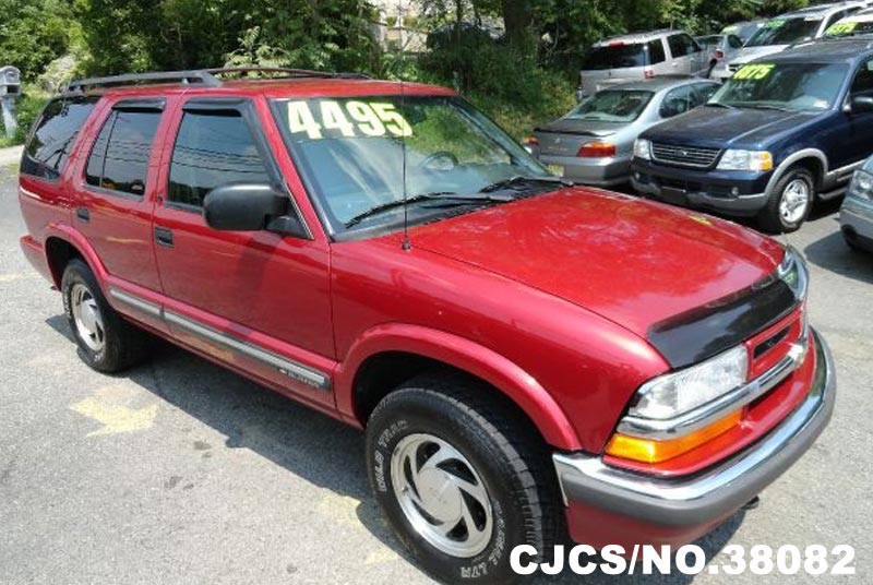 2001 Left Hand Chevrolet Blazer Red For Sale 