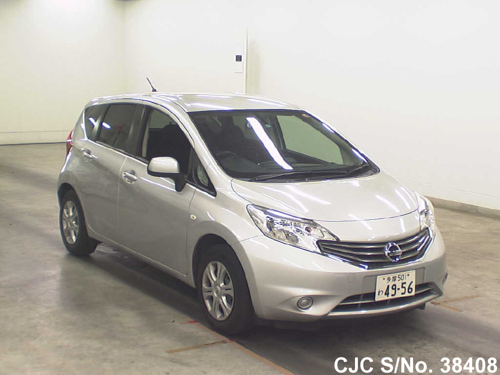 2013 Nissan Note Silver for sale | Stock No. 38408 | Japanese Used Cars ...