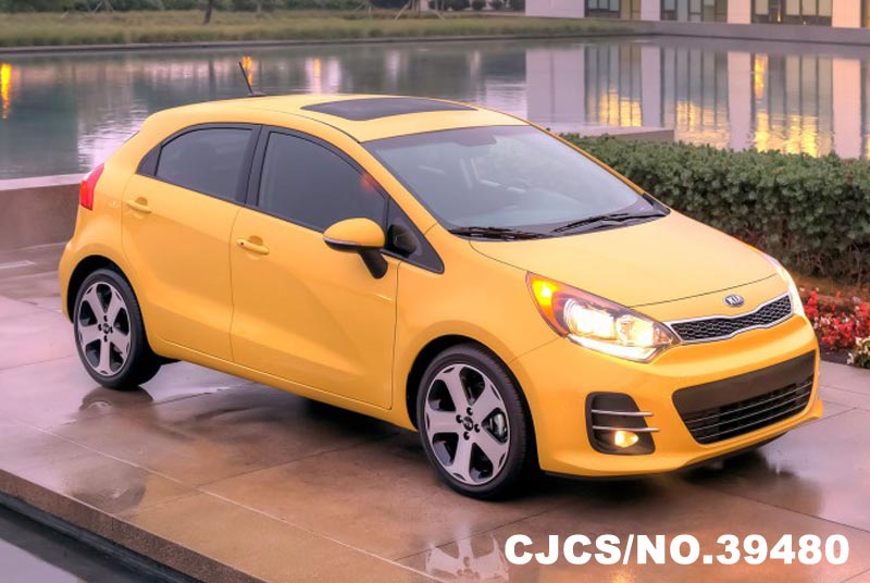 Kia rio yellow