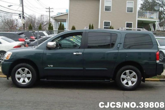 2006 Left Hand Nissan Armada Green for sale Stock No. 39808