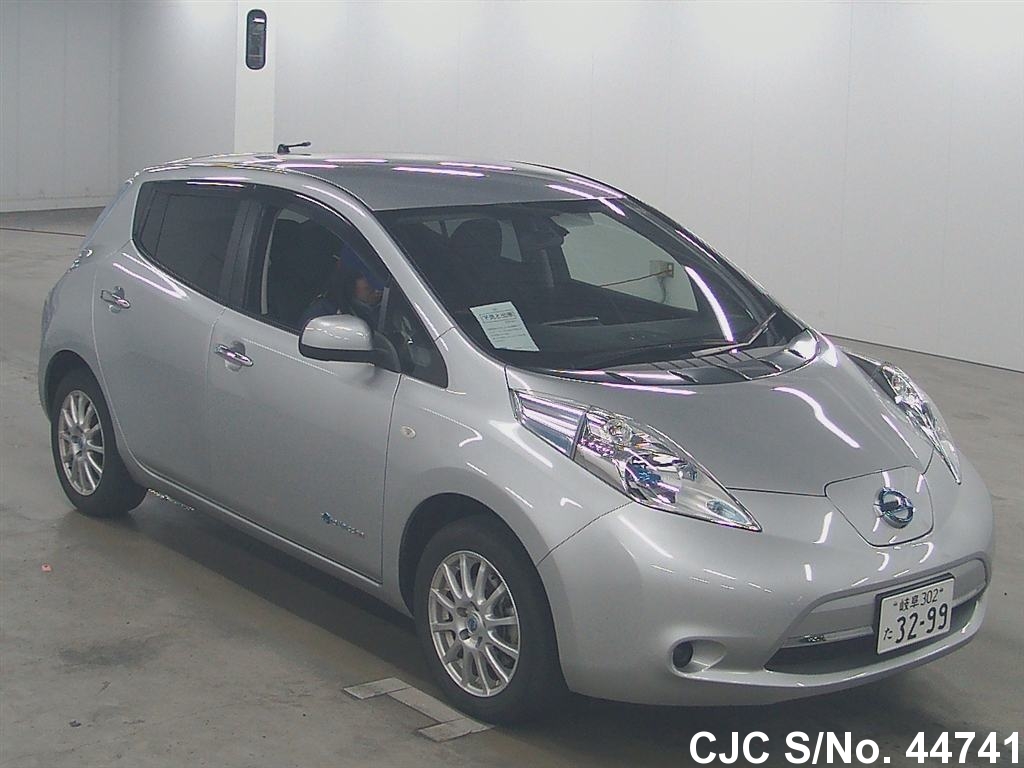 2013 Nissan Leaf Silver For Sale | Stock No. 44741 | Japanese Used Cars ...