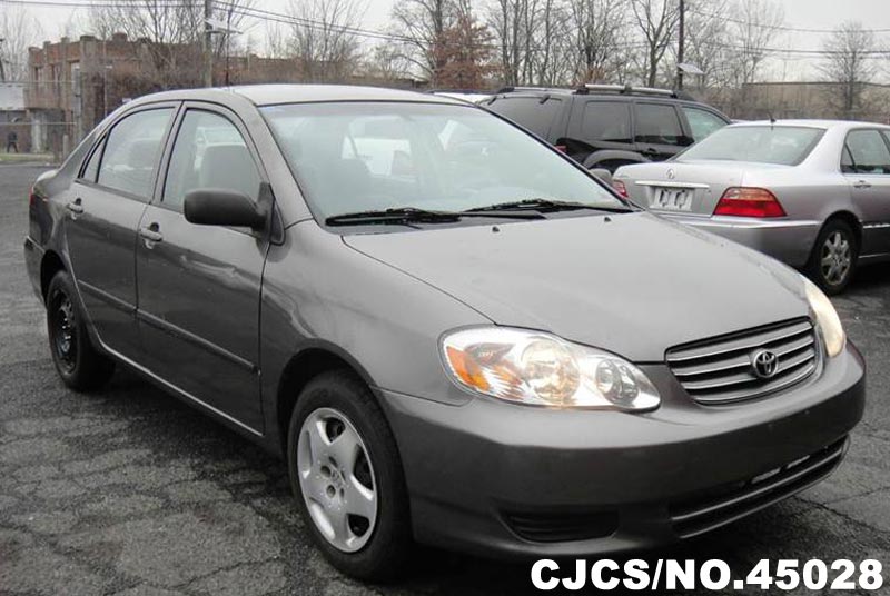 2004 Left Hand Toyota Corolla Gray for sale | Stock No. 45028 | Left ...