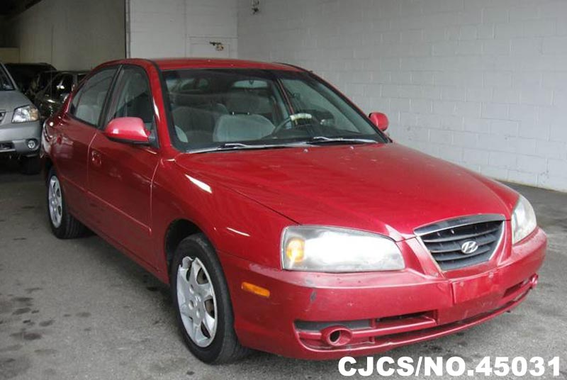 2004 Left Hand Hyundai Elantra Red for sale | Stock No. 45031 | Left ...