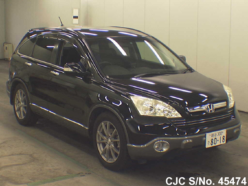 2008 Honda Crv Black For Sale Stock No 45474 Japanese Used Cars Exporter