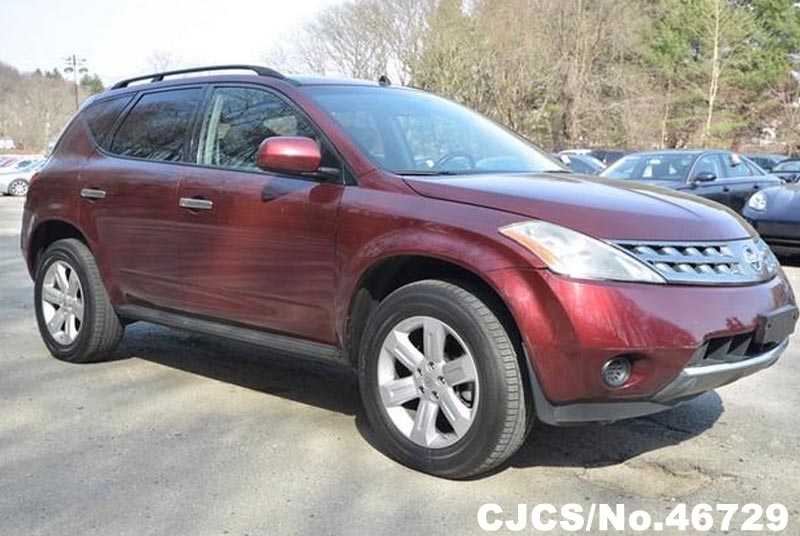 2007 Left Hand Nissan Murano Burgundy For Sale | Stock No. 46729 | Left ...