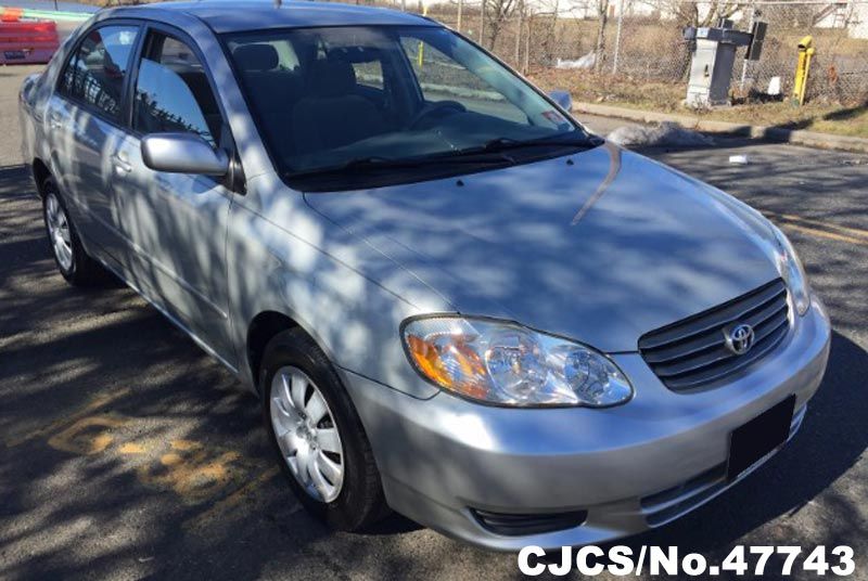 2004 Left Hand Toyota Corolla Silver for sale | Stock No. 47743 | Left ...