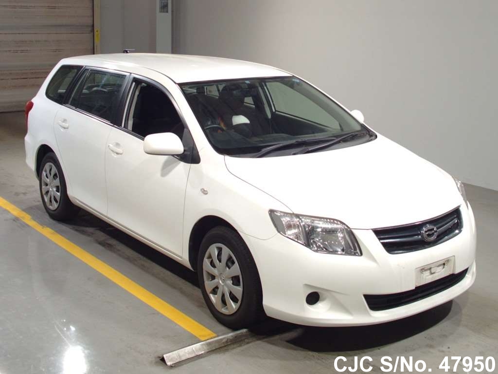 2010 Toyota Corolla Fielder White for sale | Stock No. 47950 | Japanese