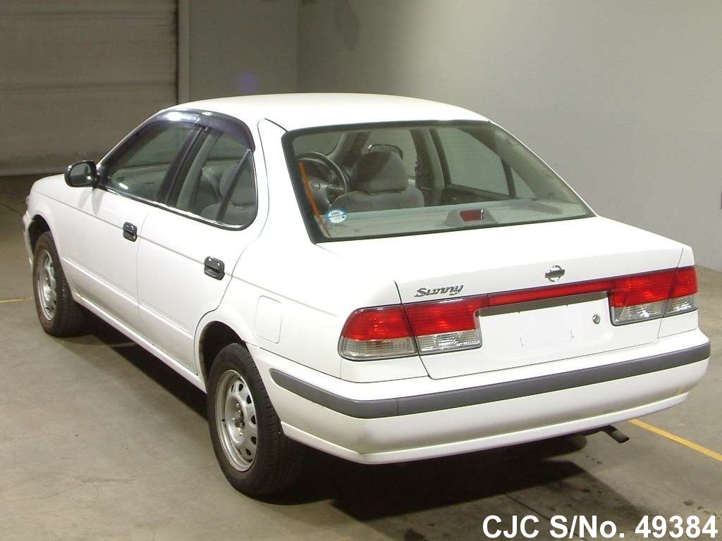 1999 Nissan Sunny White for sale | Stock No. 49384 | Japanese Used Cars ...