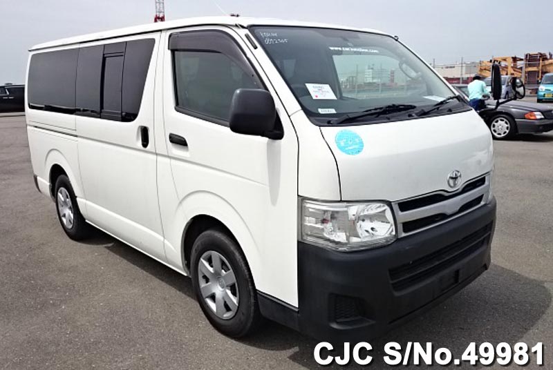 2011 Toyota Hiace White For Sale | Stock No. 49981 | Japanese Used Cars ...