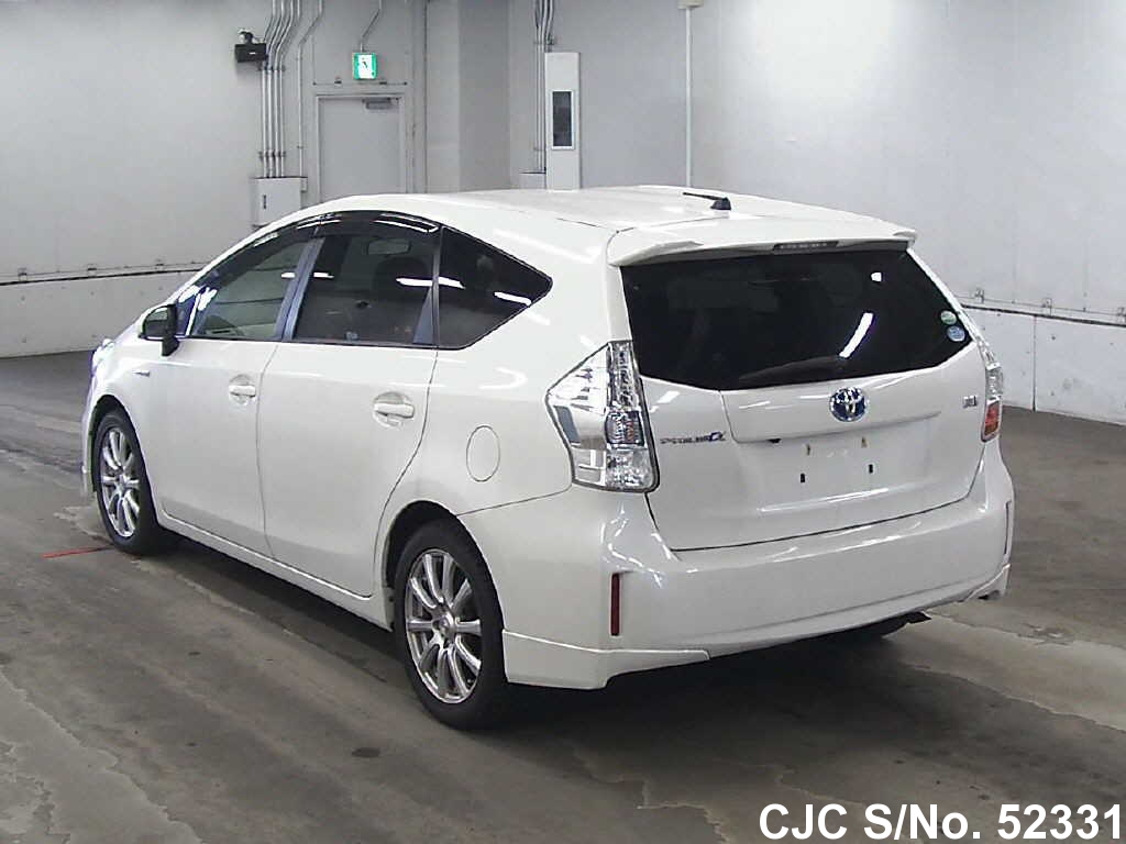 2013 Toyota Prius Alpha Pearl for sale | Stock No. 52331 | Japanese ...