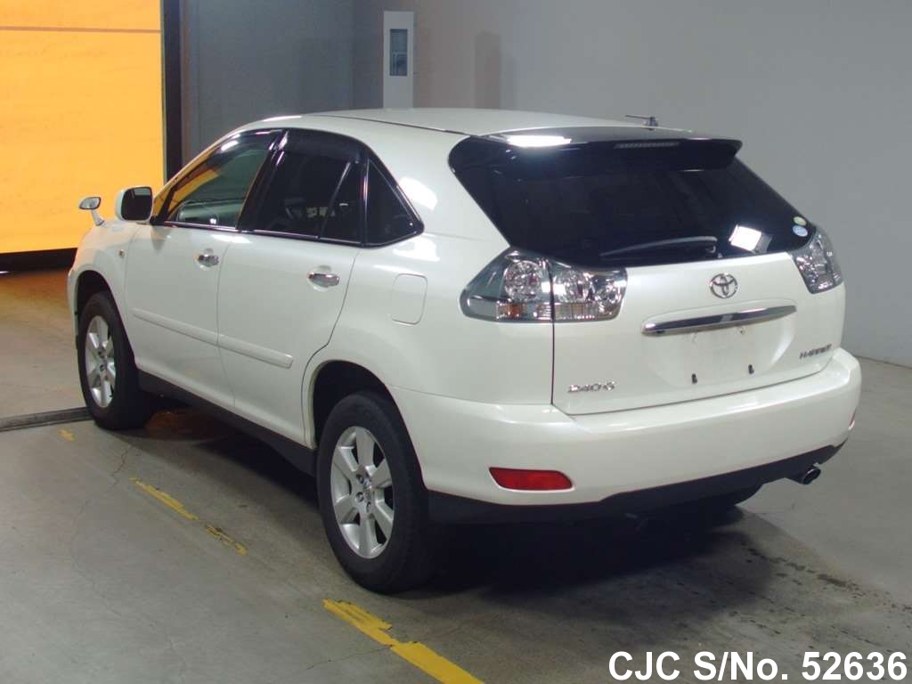 2009 Toyota Harrier White for sale | Stock No. 52636 | Japanese Used ...