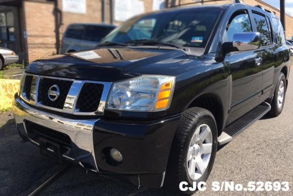 2004 Left Hand Nissan Armada Black for sale Stock No. 52693