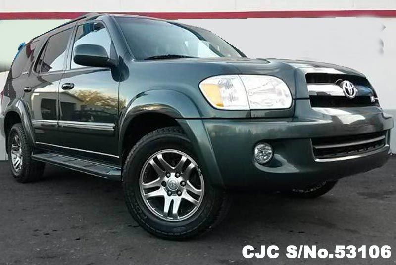 2006 Left Hand Toyota Sequoia Green for sale | Stock No. 53106 | Left