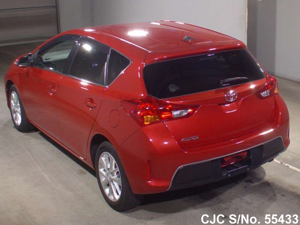 2013 Toyota Auris Red for sale | Stock No. 55433 | Japanese Used Cars ...