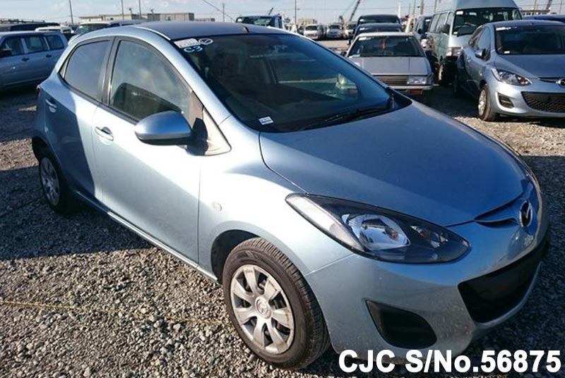 2012 Mazda Demio Blue for sale | Stock No. 56875 | Japanese Used Cars ...