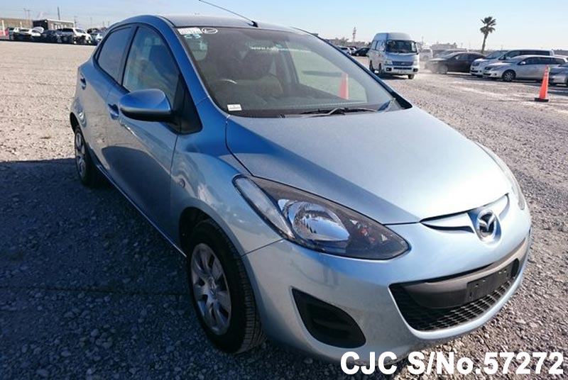 2012 Mazda Demio Blue for sale | Stock No. 57272 | Japanese Used Cars ...